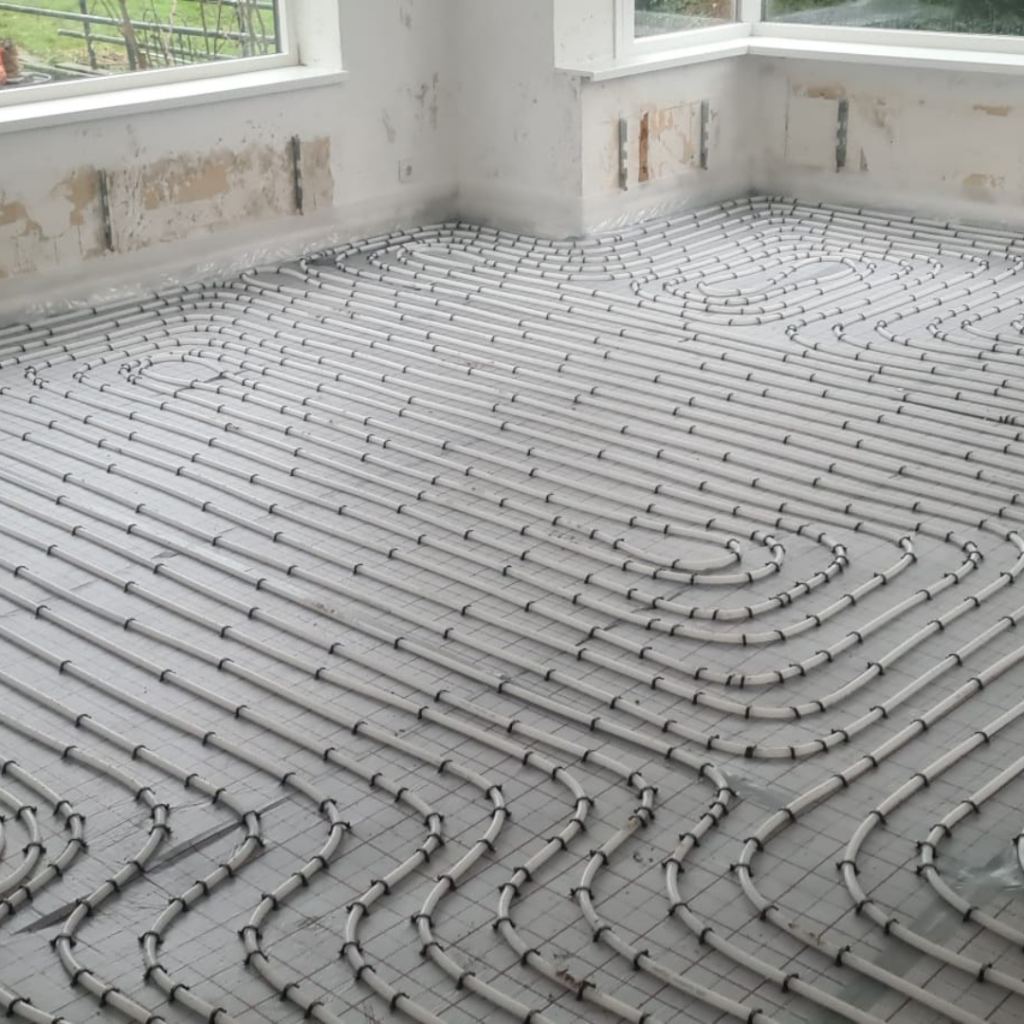 Vloerverwarming tackerplaat