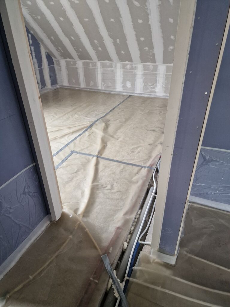 nieuw bouw bovenverdieping