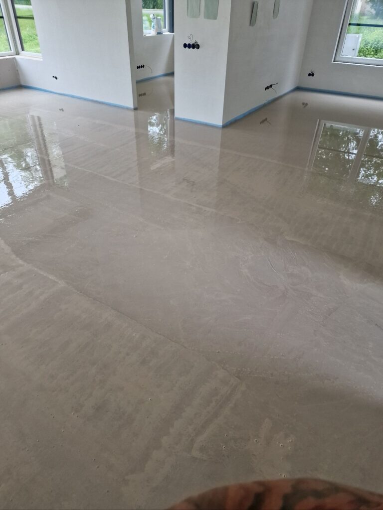 anhydrietdeklaag beneden verdieping