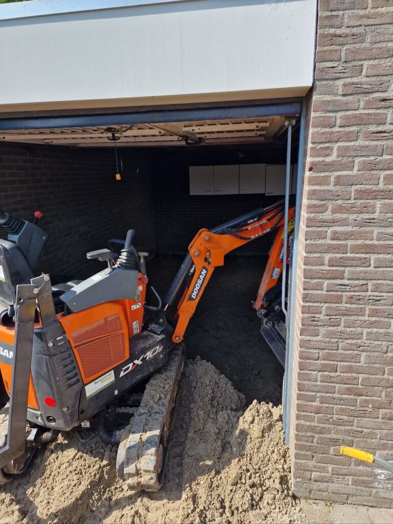 uitgraven garage