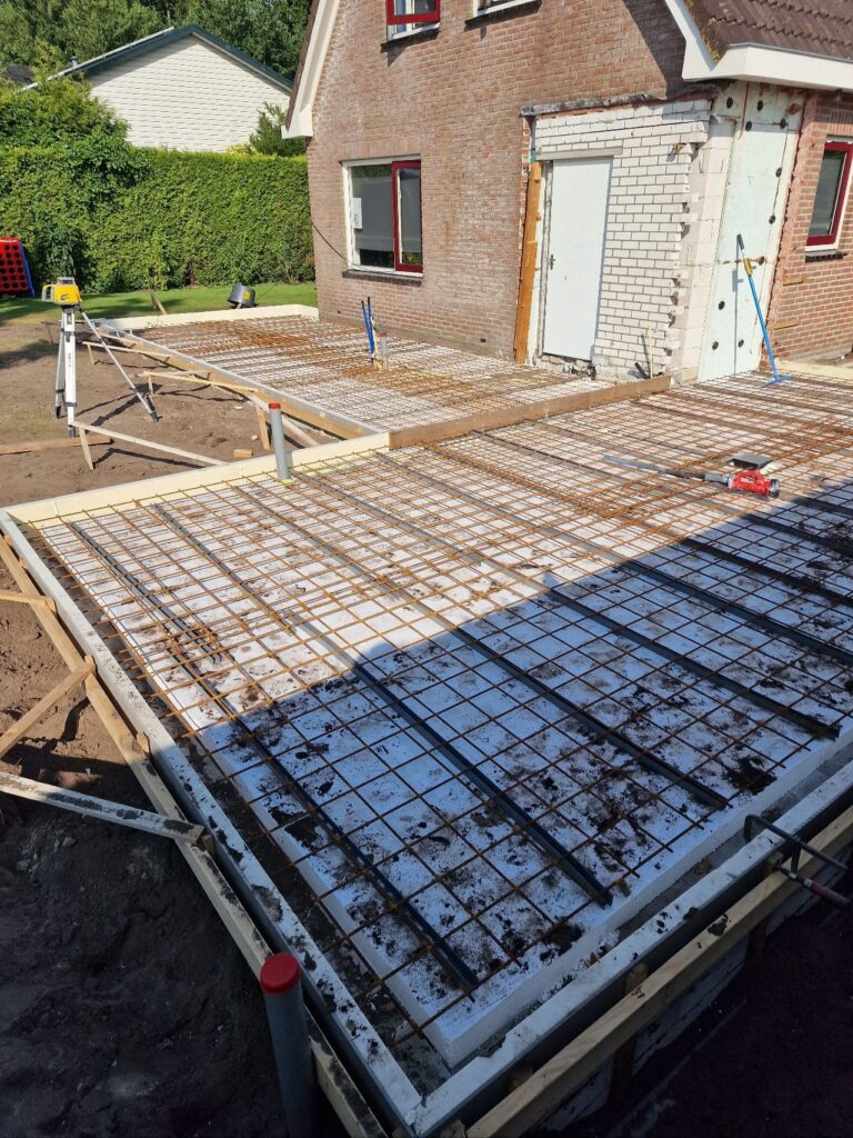 aanbouw bekisting