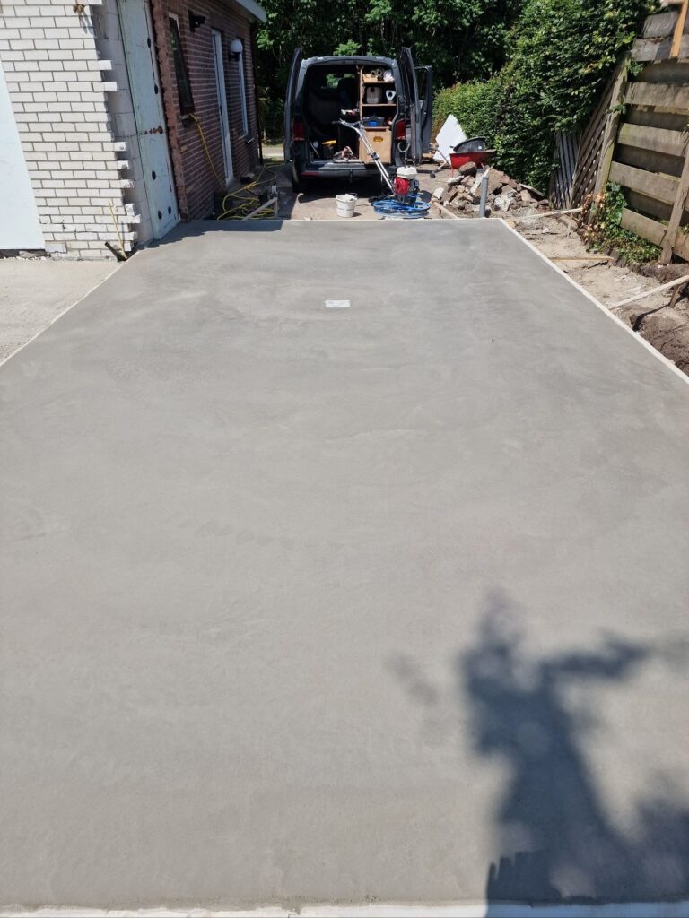 gevlinderde betonvloer