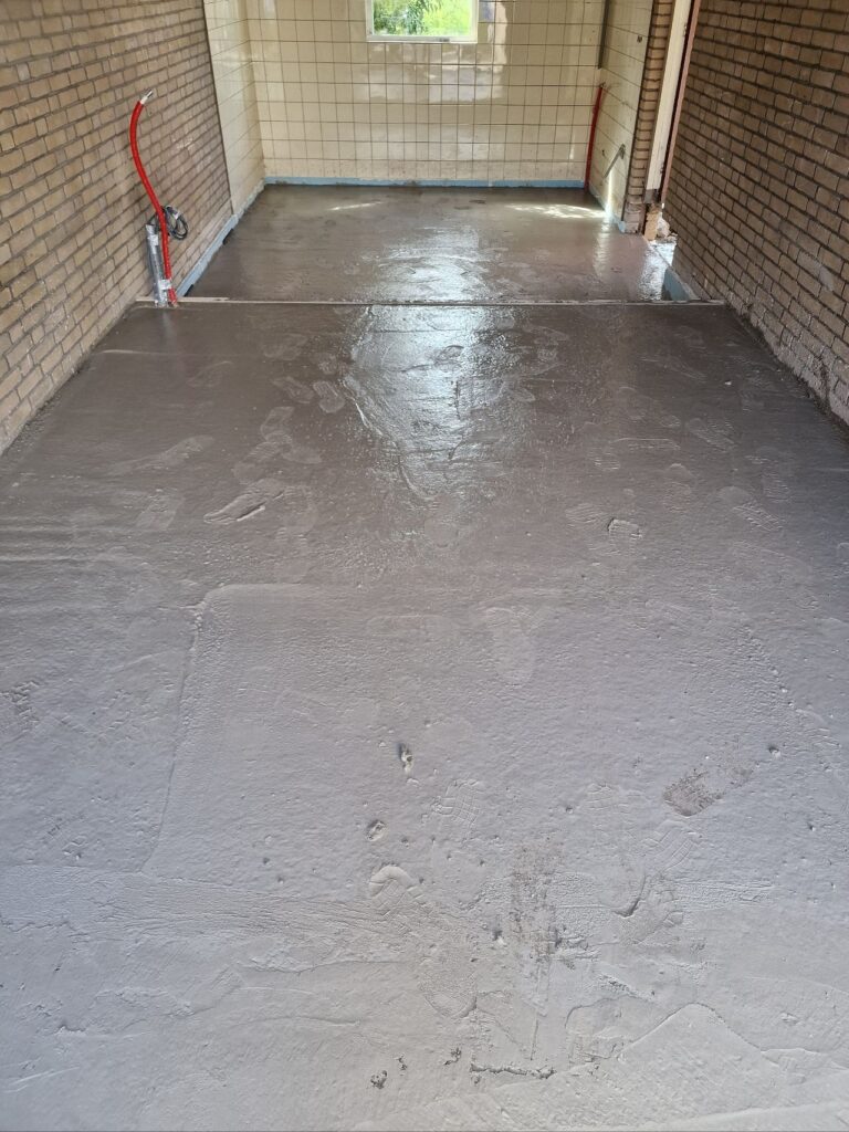 Zandcement vloer