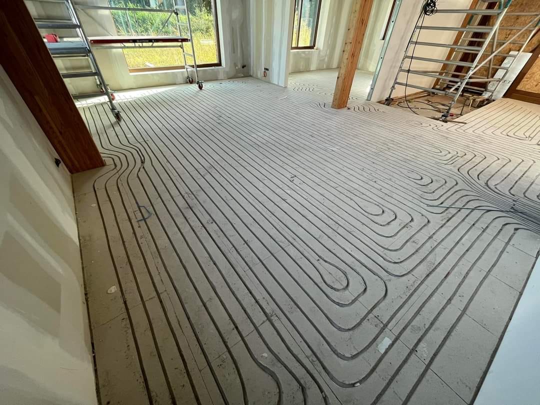 vloerverwarming bestaande vloer met ingefreesde vloerverwarming